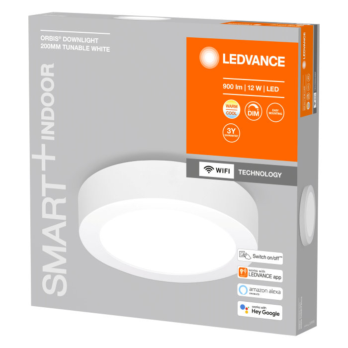 LEDVANCE SMART+ Orbis Downlight Surface Ø200 mm TW
